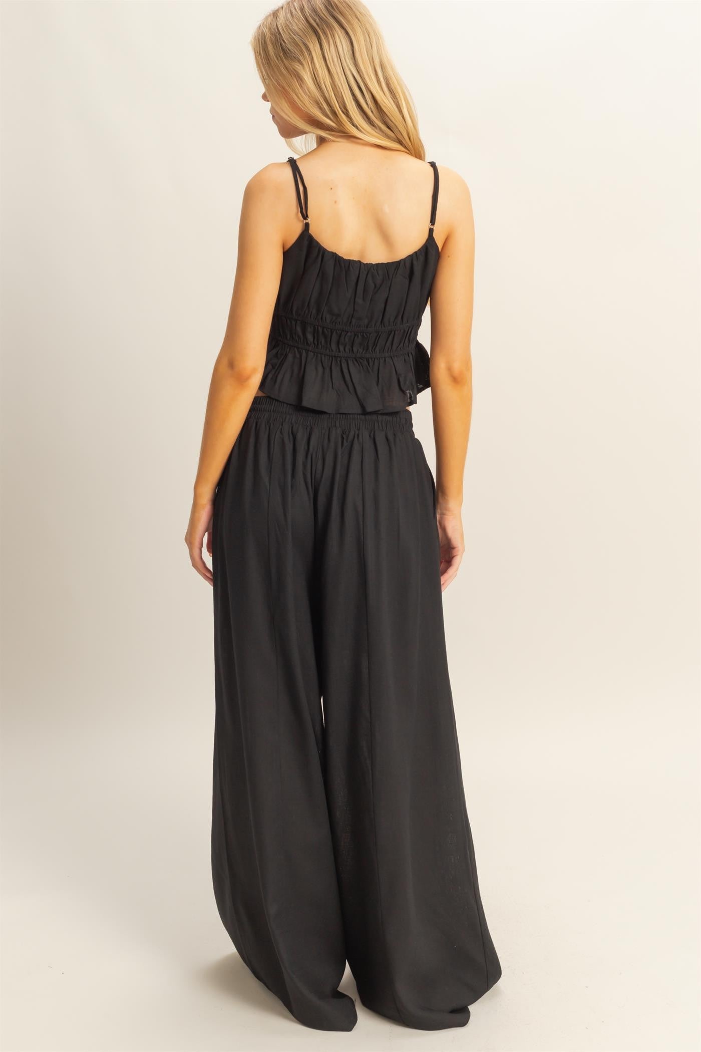 Linen set black