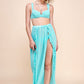 Blue coverup skirt