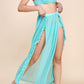 Blue coverup skirt