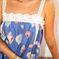 Blue Seashell print dress