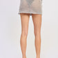 Shell & crochet skirt