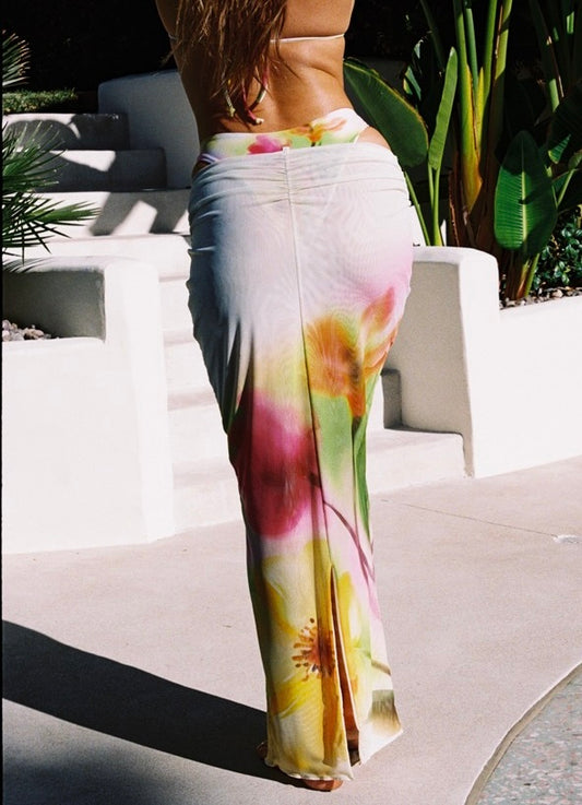 Spring cover up skirt