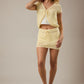 Yellow crochet set