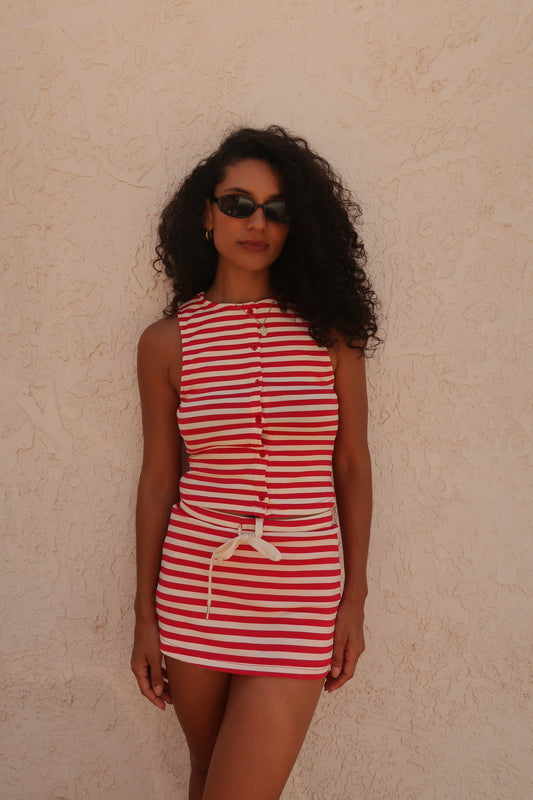 Riviera set top & skirt