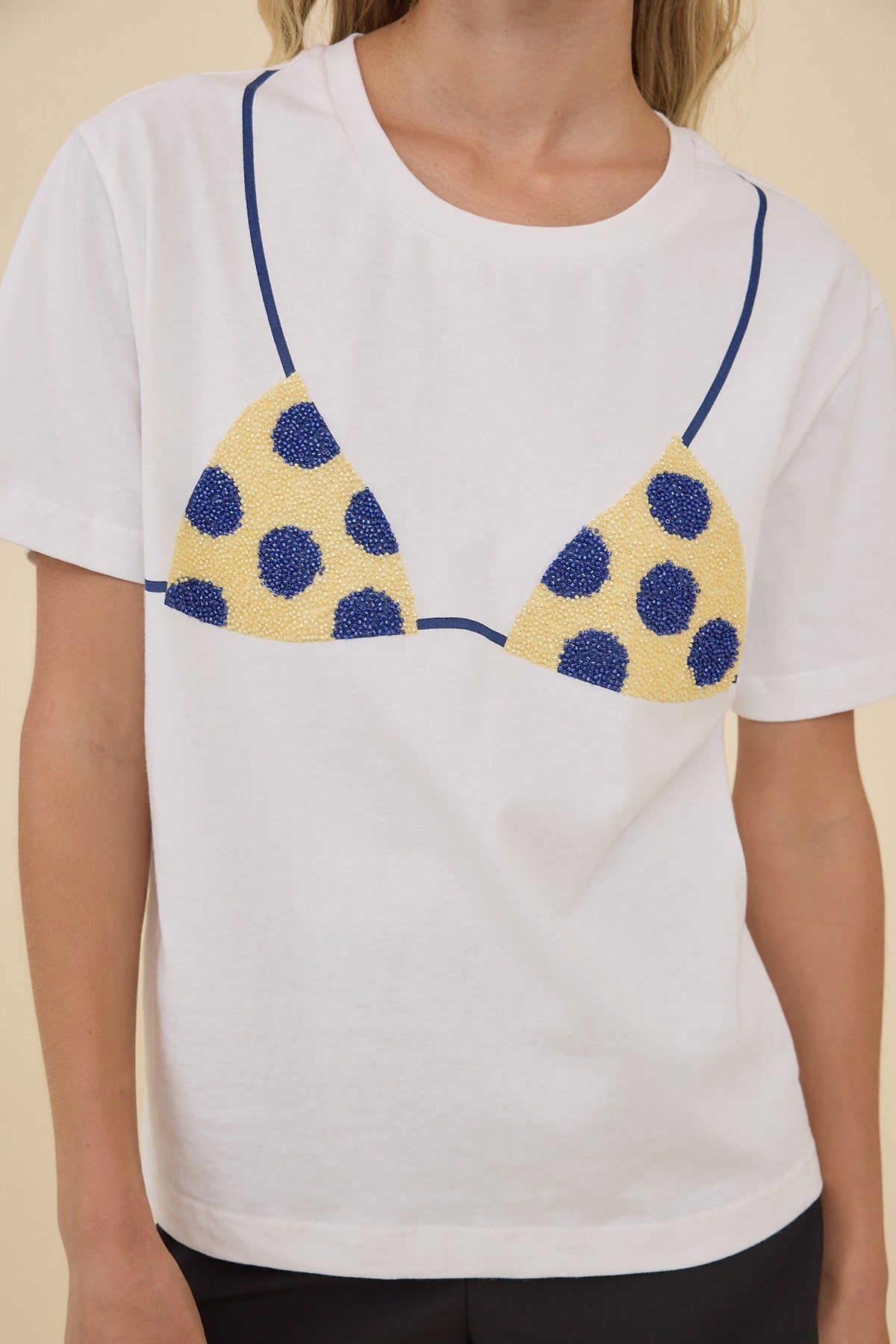 Polka dot bra top tee - pre orden