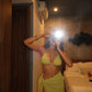 Endless summer pistachio bikini & sarong