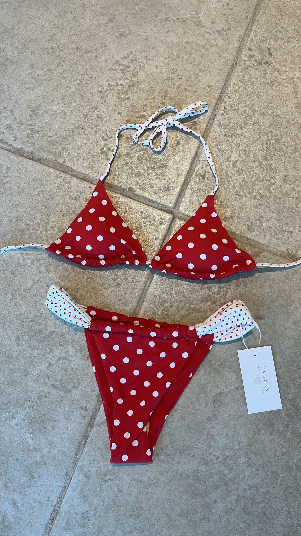 Red polka dot