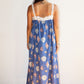 Blue Seashell print dress