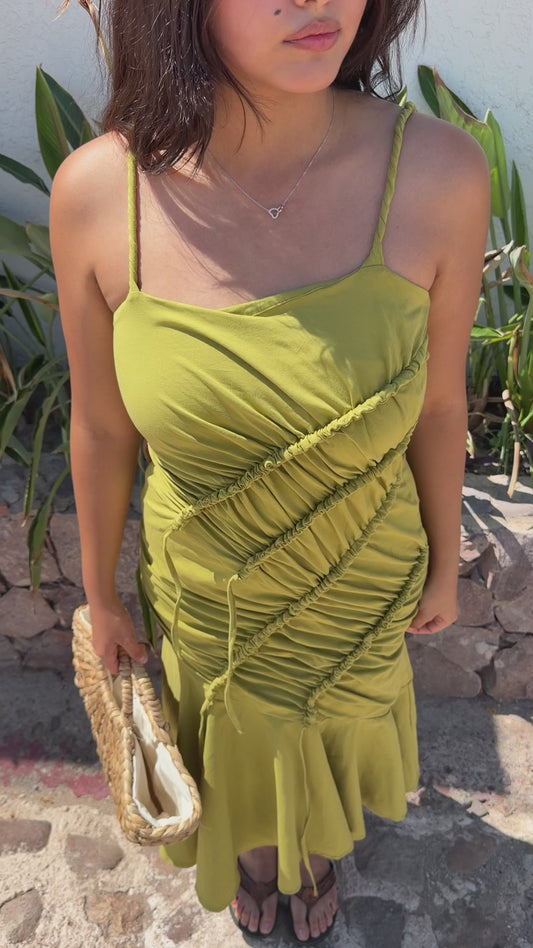 Everyday dress green