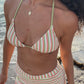 Terry set bikini & shorts